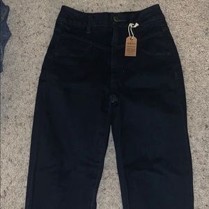 High waisted new jeans